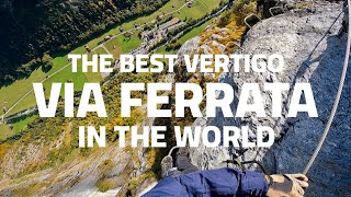 Via Ferrata Murren to Gimmelwald The most famous Via Ferrata in Switzerland [upl. by Hako]