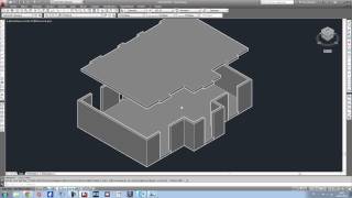 Apprendre Autocad en 1h Tutoriel réalisation Maison 3D [upl. by Ahsercel152]