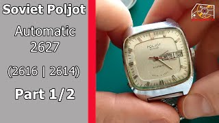 POLJOT cal 2627 restoration  service of a soviet vintage wristwatch [upl. by Poirer]