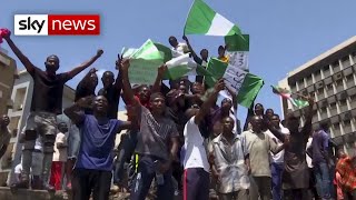 End SARS protests Nigeria says many lives lost in unrest [upl. by Narmi]