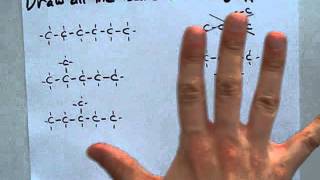 Draw the Isomers of hexane C6H14 [upl. by Halueb]