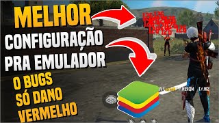 MELHOR CONFIGURAÃ‡ÃƒO E SENSIBILIDADE PARA EMULADOR FREE FIRE DICAS [upl. by Nebur994]