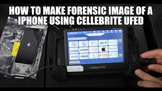 How to make forensic image of a iPhone using Cellebrite UFED [upl. by Ajidahk]