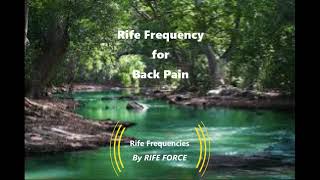 Back Pain  Rife Frequency [upl. by Jermayne]