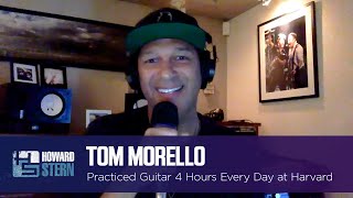 Tom Morello Practiced Guitar 4 Hours Every Day at Harvard [upl. by Yrrehs731]