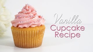 How to make Vanilla Cupcakes Recipe  Tutorial [upl. by Rima]