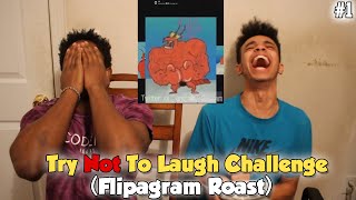 Try Not To Laugh 1 Flipagram Roast Impossible Challenge [upl. by Auoz]