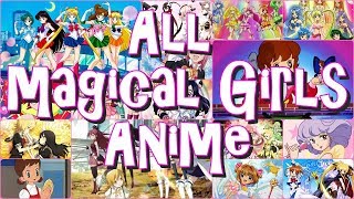 Evolution of Magical Girls Animes 1966  2017 [upl. by Brest597]