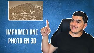 TUTO imprimer une photo en 3D LITHOPHANIE [upl. by Andriette]