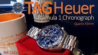 Tag Heuer Formula 1 Chronograph Watch Review  2020 [upl. by Enilemme869]