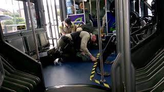 Community Transit Fare Enforcement Arrest June 9 2018 722 PM [upl. by Airdnala733]