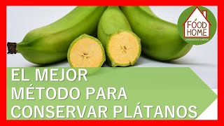 CÓMO CONSERVAR LOS PLATANOS VERDES POR MÁS TIEMPO [upl. by Verne]