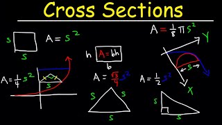 Volumes Using Cross Sections  Calculus [upl. by Butte64]