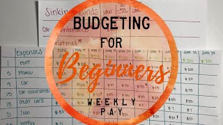 Budgeting for Beginners Cash Envelope System  WEEKLY PAY  BudgetWithBri [upl. by Minoru]