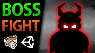 How to Boss Fight in Unity with Stages and Increasing Difficulty Unity Tutorial [upl. by Ulani]