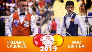 3Cushion HoChiMinh World Cup 2019  Caudron vs Ngo Dinh Nai [upl. by Eardnoed23]