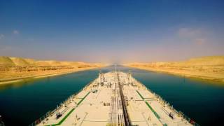 Suez Canal Timelapse  Full Transit HD GoPro [upl. by Yesnik]