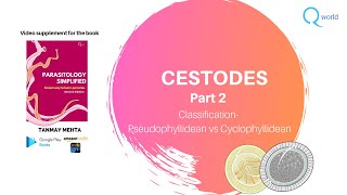 Cestodes classification Pseudophyllidean amp Cyclophyllidean Parasitology simplified tutorials [upl. by Gerstner]