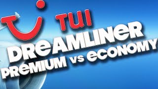 TUI DREAMLINER  PREMIUM Vs ECONOMY  GATWICK TO ORLANDO [upl. by Marga386]