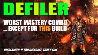 Grim Dawn  Defiler  a build that actually works  v1190 [upl. by Genna]