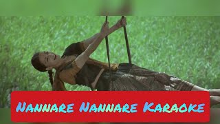 Nannare Nannare Karaoke  Lyrics  Guru  AR Rahman  HD 1080P [upl. by Naharba]