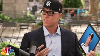 Aaron Judge Asks Yankees Fans About Aaron Judge [upl. by Alket718]