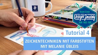 Bildkomposition mit Aquarellstiften  Tutorial 4  STAEDTLER Art Class [upl. by Windzer]