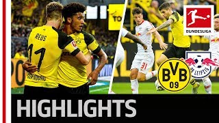 Borussia Dortmund vs RB Leipzig  41  Highlights 2018 [upl. by Aryhs]