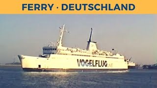 Classic Ferry Video 1995  Arrival of ferry DEUTSCHLAND in Puttgarden DFO [upl. by Ahrendt]