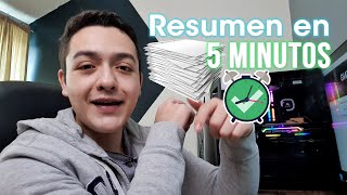 RESUME un texto en menos de 5 minutos  Página para resumir textos [upl. by Krueger477]