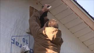 How to install a Vinyl Gable Vent [upl. by Carthy]