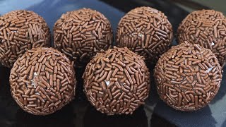 Chocolate ball with milk  Easy chocolate Truffles Dessert recipe [upl. by Publea]