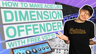 4 FREE VSTS for CRAZY ACID 303  DIMENSION OFFENDER Ableton Tutorial [upl. by Wallas945]