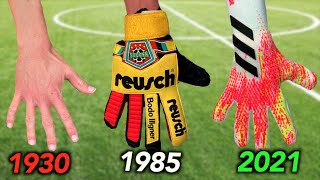 Testing Goalkeeper Gloves from 1930 to 2021  how much have they changed [upl. by Irak]