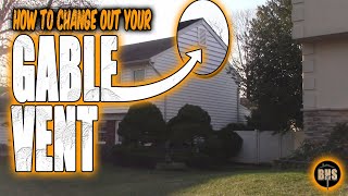 How to change out your gable vent [upl. by Yasmin739]