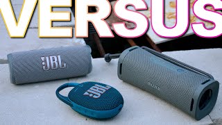 JBL Clip 5 vs JBL Flip 6 and Sony ULT Field 1  Yeah Its That Good [upl. by Landahl]