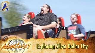 Exploring Silver Dollar City  Attractions Adventures [upl. by Itsrik]