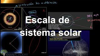 Escala de sistema solar  Cosmologia e astronomia  Khan Academy [upl. by Hamburger]