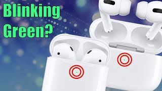 AirPods Case Flashing Green What does it mean amp How do I fix it [upl. by Ahsimet]