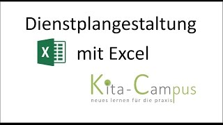 Dienstplangestaltung Kita und Kindergarten 2022  Excel 2 Bearbeitung Blatt „Personal“ [upl. by Rexana]