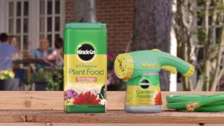 How to Use MiracleGro® All Purpose Water Soluble Plant Food [upl. by Pontius]