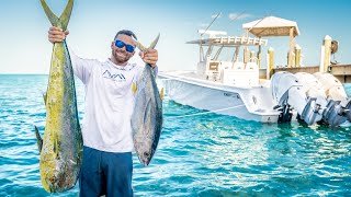 BOATING to the Bahamas Fishing for BIG Mahi Mahi amp Yellowfin Tuna Catch and Cook [upl. by Kwapong553]