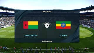 GuineaBissau vs Ethiopia 06062024 FIFA World Cup Qualification CAF PES 2021 [upl. by Roberto]