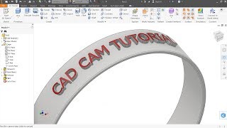 Autodesk inventor Tutorial Emboss and engrave [upl. by Astor]