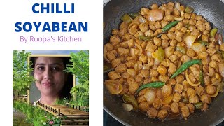 Chilli Soyabean Recipe [upl. by Olathe]