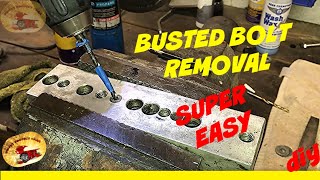 How To Remove a Busted Bolt FAST New Style Screw Extractors [upl. by Noret]