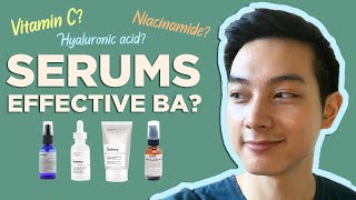 BEST SERUMS NIACINAMIDE VIT C HYALURONIC ACID  Effective ba My Personal Experience  Jan Angelo [upl. by Sotnas]