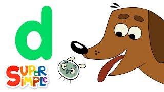 The Letter D  Learn The Alphabet  Super Simple ABCs [upl. by Reta976]