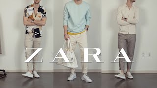 Zara Spring 2020 Haul and Lookbook  Mens Outfit Inspiration [upl. by Alletsirhc674]