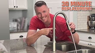 How to Replace a Kitchen Faucet in 30 Minutes [upl. by Pachston]